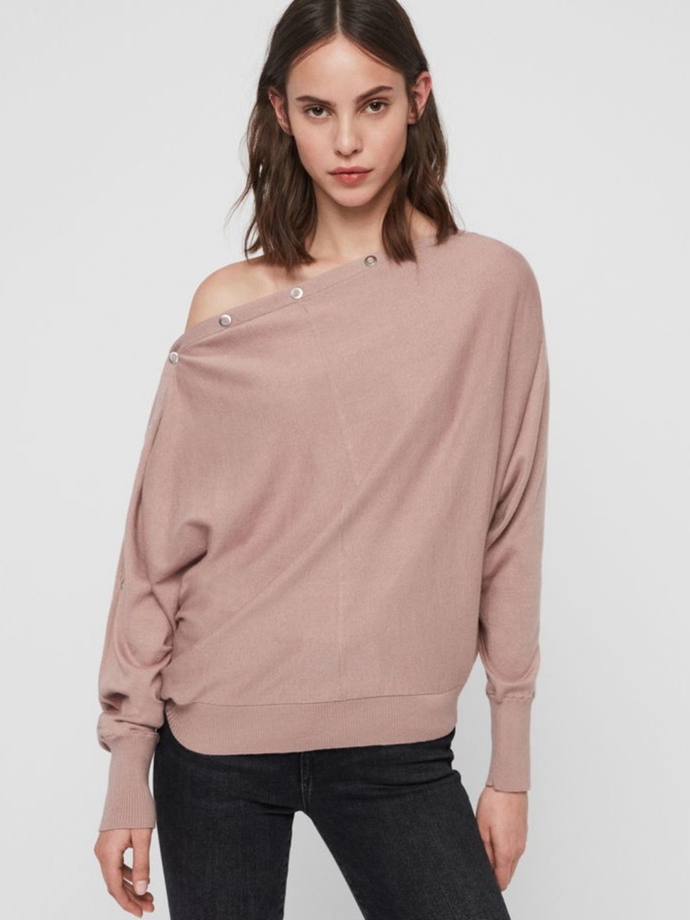 All Saints Elle Eyelet Jumper Sweater